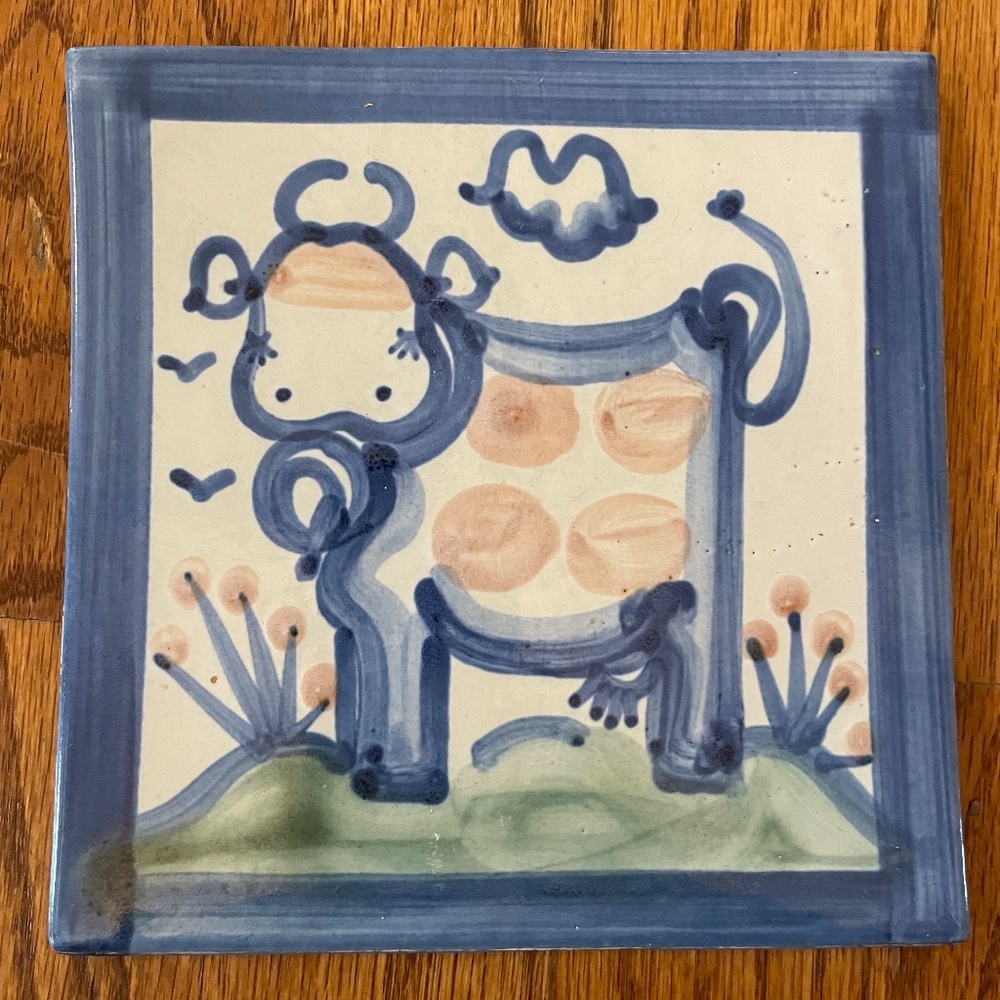 M. A. Hadley Pottery tile
